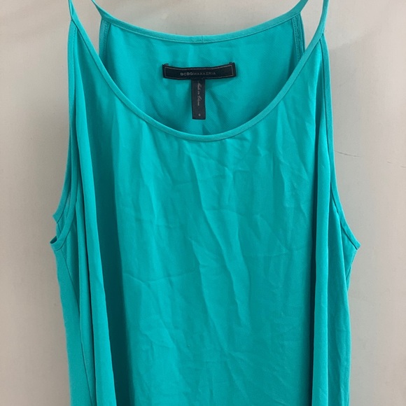 BCBGMAXAZRIA High/Low Georgette Midi Dress - Picture 2 of 5